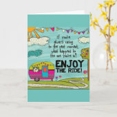 HOPELIJK IS JE VERJAARDAG EEN "AVONTUUR" VOOR JOU! KAART (Gele Bloem)