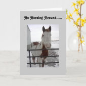 Hopelijk kan ik rond de 40e paard kaart (Gele Bloem)