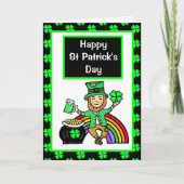 Hopelijk krijg je Lucky, St Patrick's Day Kaart (Voorkant)