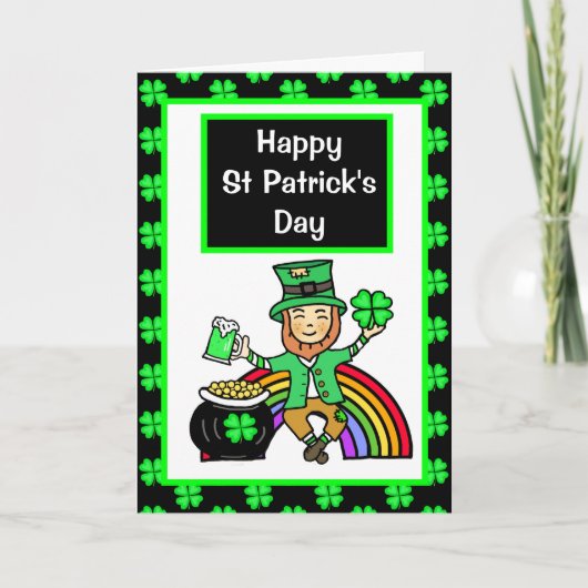 Hopelijk krijg je Lucky, St Patrick's Day Kaart (Voorkant)