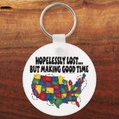 Hopelijk verloren.... Button Sleutelhanger (Voorkant)