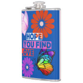 Hopelijk vind je de liefde heupfles (Links)