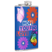 Hopelijk vind je de liefde heupfles (Rechts)