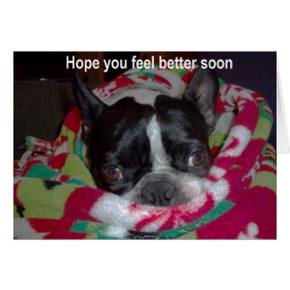 Hopelijk voel je je snel beter