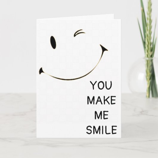 HOPELIJK ZET JE VERJAARDAG EEN GLIMLACH OP JE GEZI KAART (Voorkant)