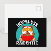 Hopeloos Ramentic Corgi Dog Anime Briefkaart (Voorkant / Achterkant)