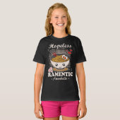 hopeloze ramenticus | Grappig Romantisch Ramen - Z T-shirt (Voorkant volledig)