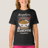 hopeloze ramenticus | Grappig Romantisch Ramen - Z T-shirt (Voorkant)