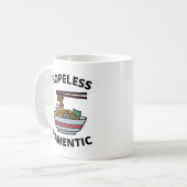 Hopeloze romanticus koffiemok (Voorkant links)