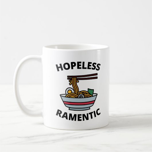 Hopeloze romanticus koffiemok (Links)