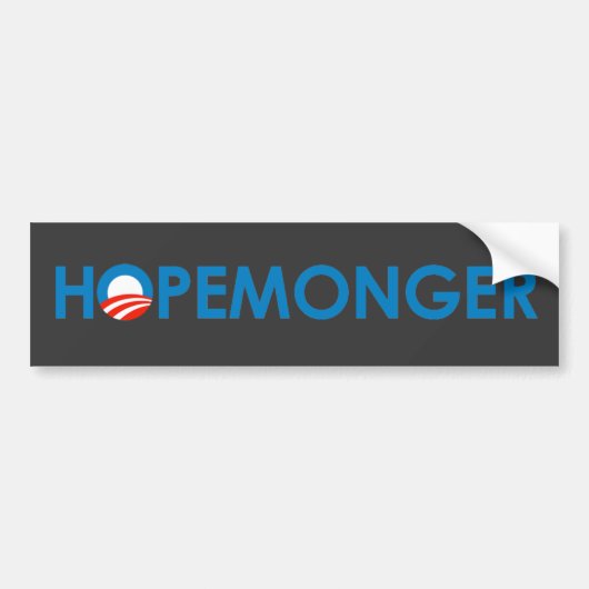 HOPEMONGER BUMPERSTICKER (Voorkant)