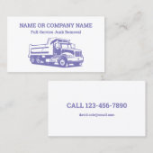 Hopen en verwijderen van brokken visitekaartje (Voorkant / Achterkant)