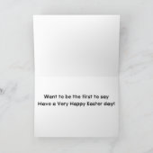 HOPEN OM TE ZEGGEN ***EENVOUDIGER DAG** FEESTDAGEN KAART (Binnen)