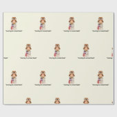 "Hopen op een goede Lees!" boekenliefhebber Cadeaupapier (Vlak)