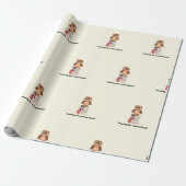 "Hopen op een goede Lees!" boekenliefhebber Cadeaupapier (Uitgerold)