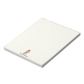 "Hopen op een goede Lees!" boekenliefhebber Notitieblok (Linkerzijde)