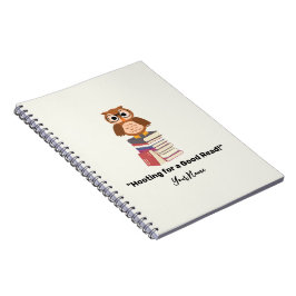 "Hopen op een goede Lees!" boekenliefhebber Notitieboek