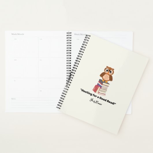 "Hopen op een goede Lees!" boekenliefhebber Planner (Display)