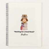 "Hopen op een goede Lees!" boekenliefhebber Planner (Voorkant)