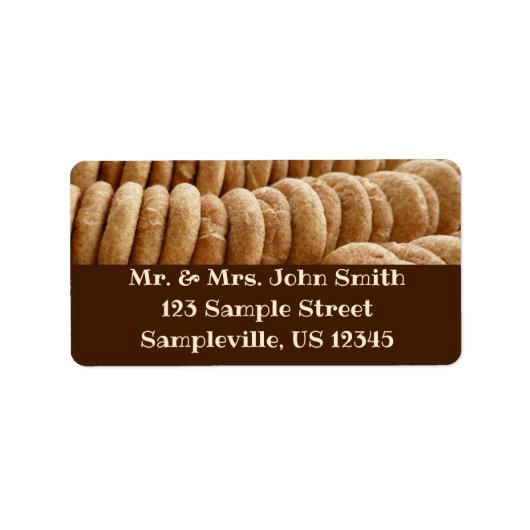 Hopen snickerdoodles etiket (Voorkant)