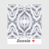 Hopend Licht Witte Abstracte Aquarel Kunst Sticker (Vel)