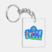 HopePTA Sleutelhanger Square Acrylus 2-zijdig (Voorkant Links)