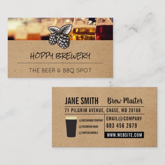 Hopes | Achtergrond bieten Visitekaartje (Voorkant / Achterkant)