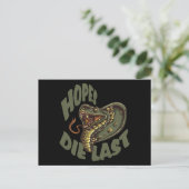 Hopes die het laatst sterven - COBRA SNAKE Briefkaart (Staand voorkant)