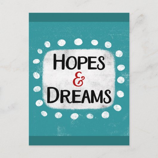 Hopes & Dreams Briefkaart (Voorkant)