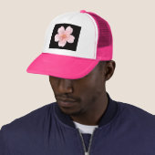 HOPES! – portrait floral minimal Trucker Pet (In situ)