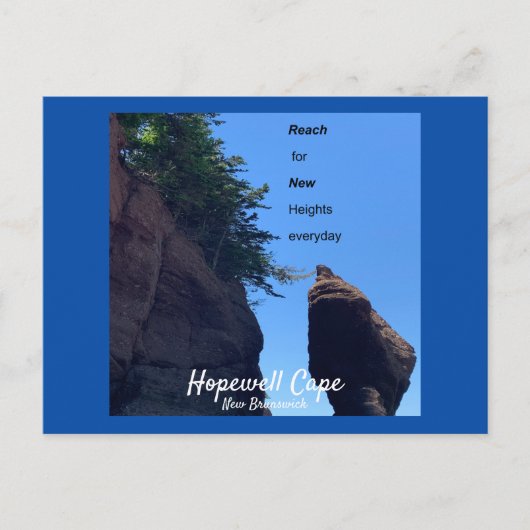Hopewell Cape New Brunswick Briefkaart (Voorkant)