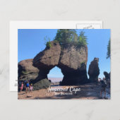 Hopewell Cape New Brunswick Briefkaart (Voorkant / Achterkant)