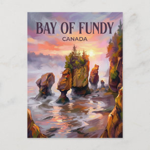 Hopewell Rocks Canada Briefkaart