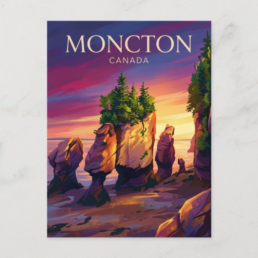 Hopewell Rocks Canada Briefkaart (Voorkant)
