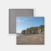 Hopewell Rocks en de Ocean Tidal Exploration Magneet (Voorkant / Achterkant)