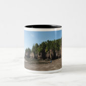 Hopewell Rocks en de Ocean Tidal Exploration Tweekleurige Koffiemok (Center)