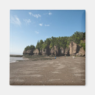Hopewell Rocks en het getijden-exploratiegebied Magneet