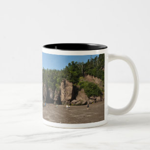 Hopewell Rocks en The Ocean Tidal Exploration Tweekleurige Koffiemok