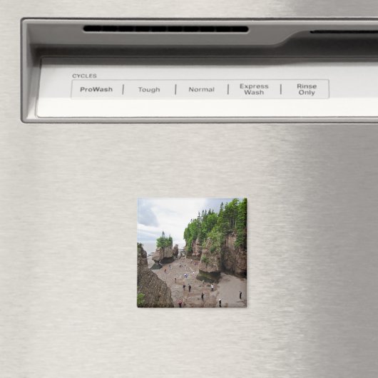 Hopewell Rocks Low Tide Canada Magnet (Insitu (Vaatwasser))