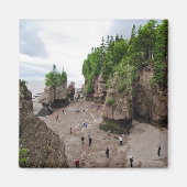 Hopewell Rocks Low Tide Canada Magnet (Voorkant)