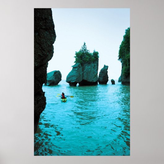 Hopewell rocks - New Brunswick Poster (Voorkant)