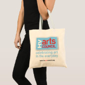 Hopewell Valley Arts Council logo canvas tas (Voorkant (product))
