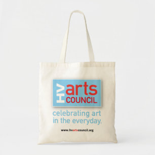 Hopewell Valley Arts Council logo canvas tas