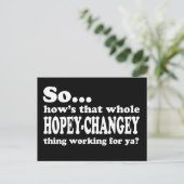 Hopey-Changey Thing Briefkaart (Staand voorkant)