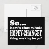 Hopey-Changey Thing Briefkaart (Voorkant / Achterkant)