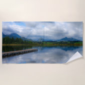 Hopfensee - Beieren - Allgäu - Duitsland Strandlaken (Voorkant)