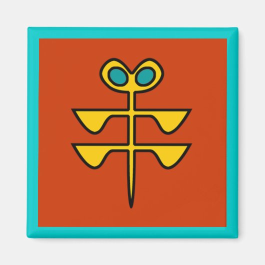 Hopi Dragonfly Magneet (Voorkant)