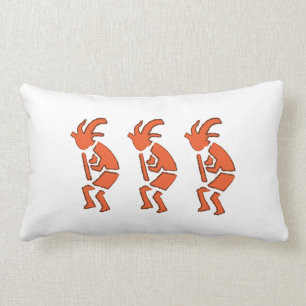 Hopi Flute Player - Southwest Indian Design Kussen