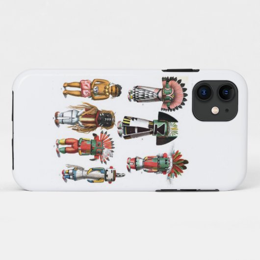 Hopi Kachinas 1894 Case-Mate iPhone Case (Achterkant (horizontaal))