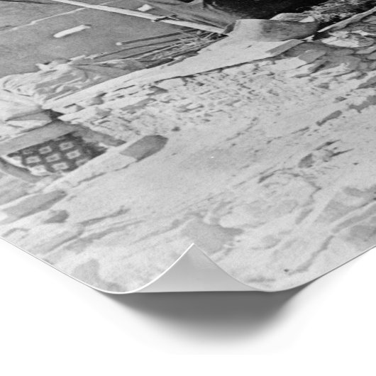 Hopi (Moqui) Indians Snake Kiva Oraibi Pueblo Poster (Hoek)